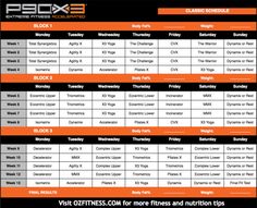 insanity max 30 schedule printable